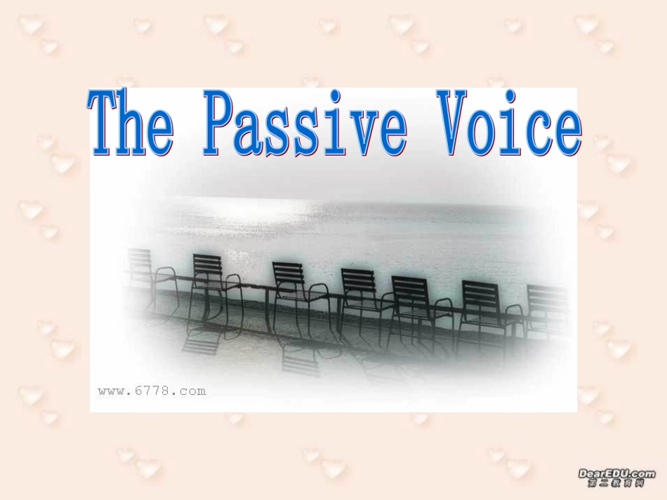 高二英语14单元被动语态 新课标 人教版 课件_第3页