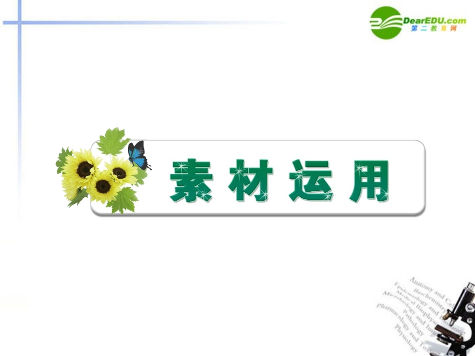 高中语文 写作亮点借鉴全程学习方略课件(二) 新人教版必修2 课件_第2页