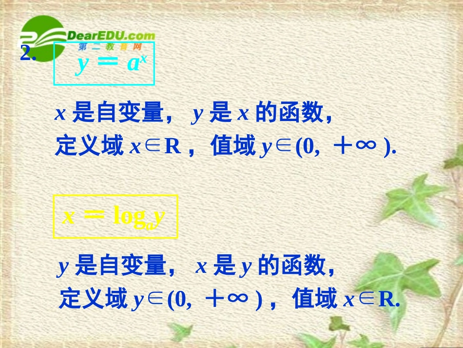 高一数学 222(对数函数及其性质)课件(新人教版A版必修1) 课件_第3页