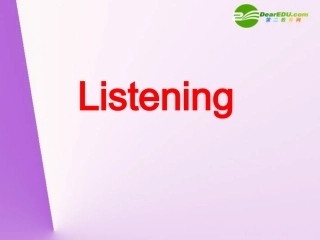 高中英语 Unit2Sailing the oceans-Listening课件 新人教选修9 课件