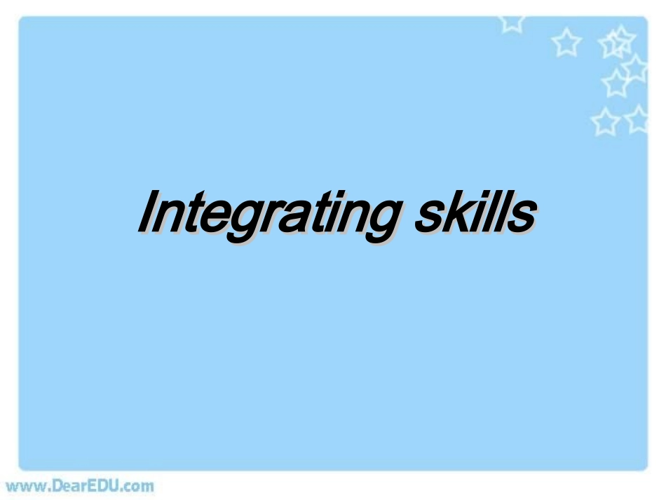 高一英语Unit19 modern agriculture integrating skills 1 课件_第1页