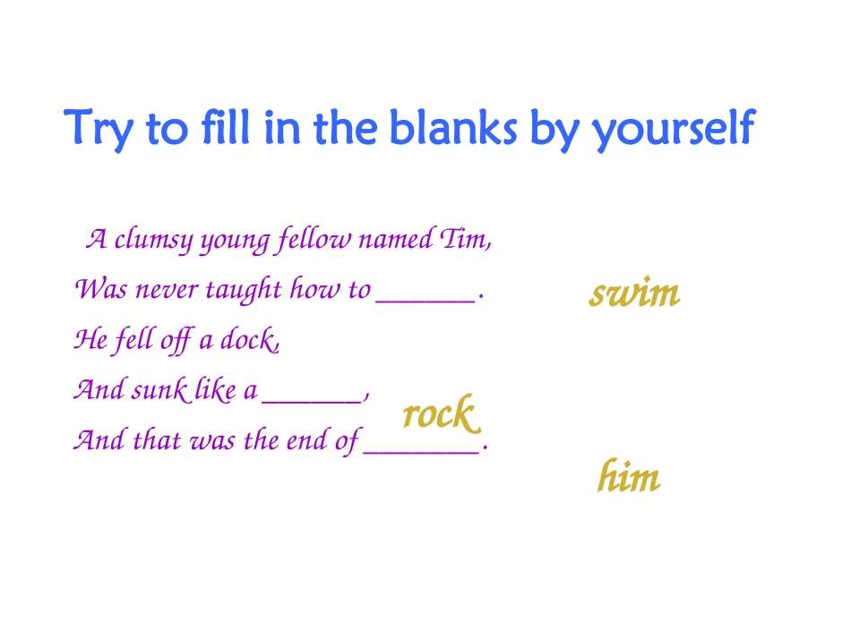 高二英语人教版 Unit 4 Garden of poems课件2 课件_第3页