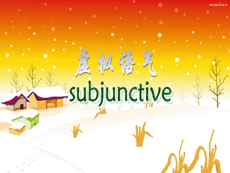 高考语法复习 虚拟语气 试题_第1页