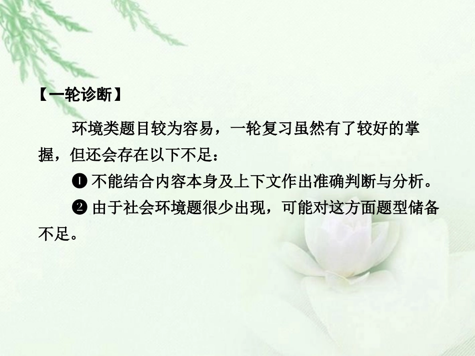 高中语文二轮复习 143 典型环境课件(新课标) 课件_第3页