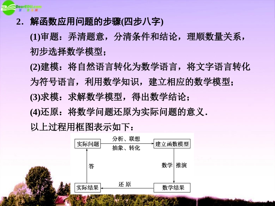 高中数学 28 函数模型及其应用课件_第3页