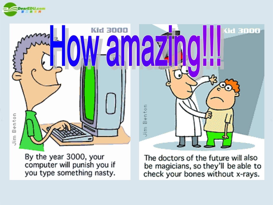 高中英语 unit 3 Life in the future Reading,listening,speaking,writing课件 新人教版必修5 课件_第2页