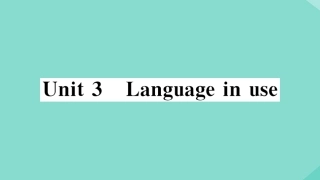 语上册 Module 1 My classmates Unit 3 Language in use作业课件 (新版)外研版 课件