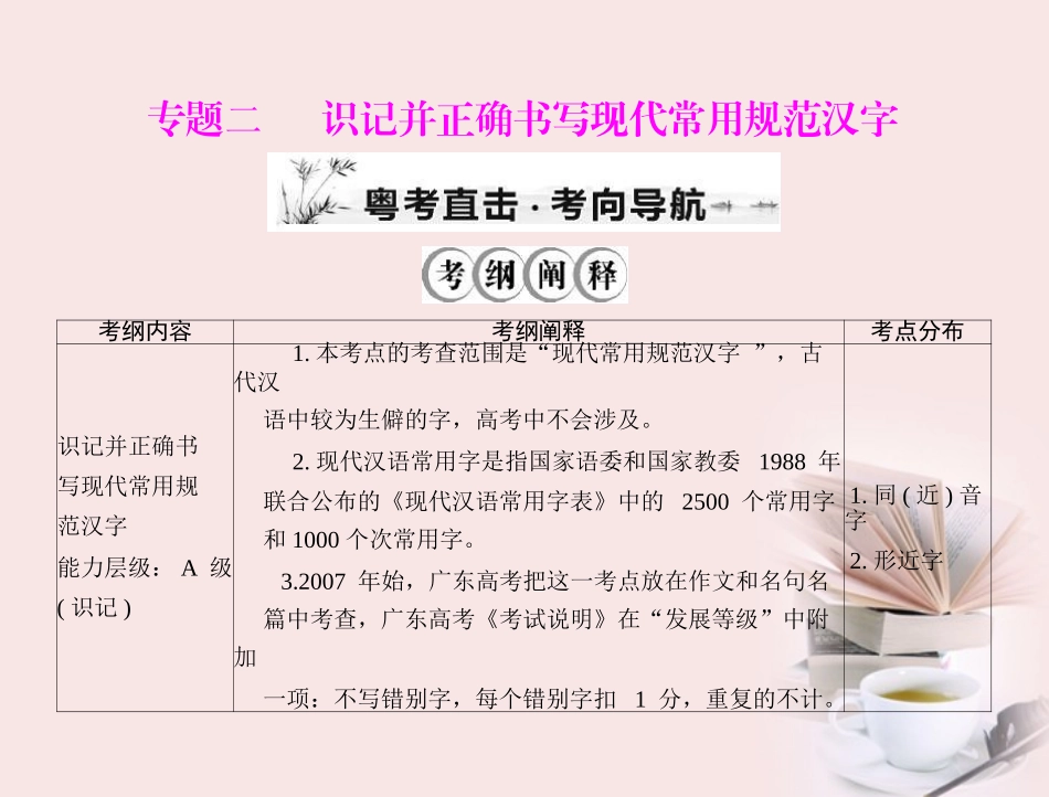 高考语文第一轮复习 考点知识课件3 课件_第1页