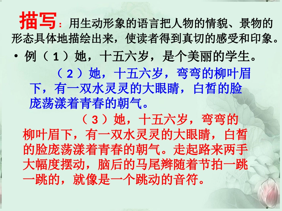 高三语文 让学会运用细节描写刻画人物课件 新人教版 课件_第1页