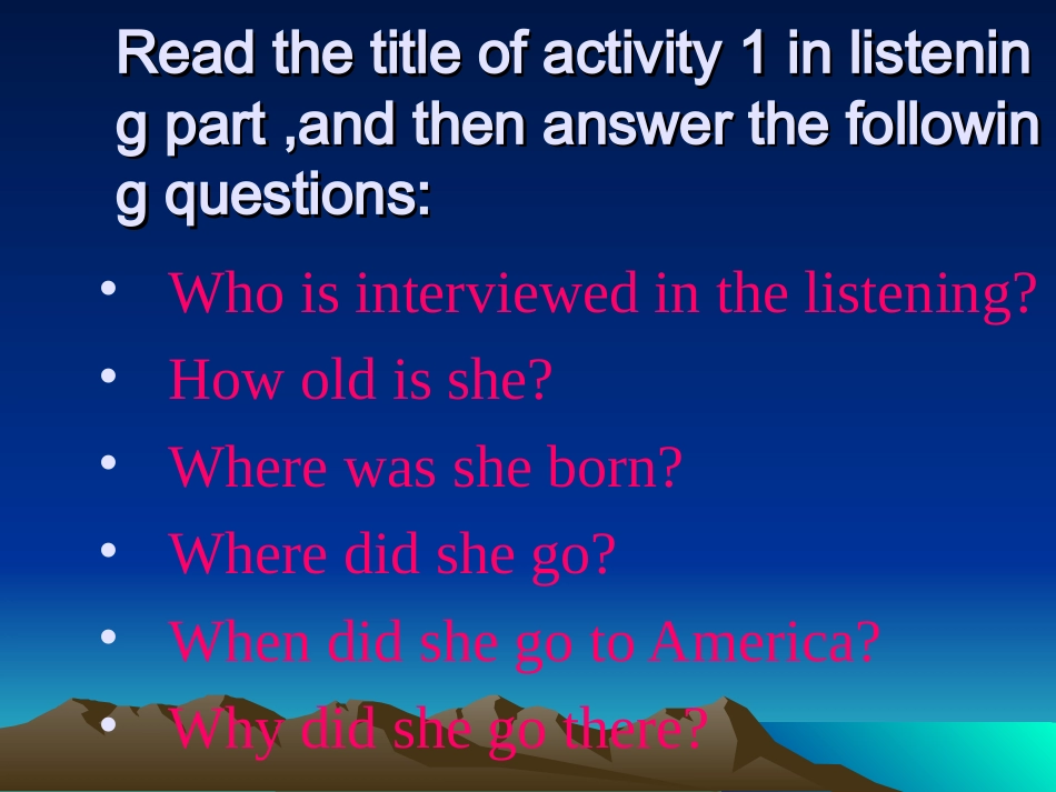 高中英语：课件 module 3新人教版必修1_第2页