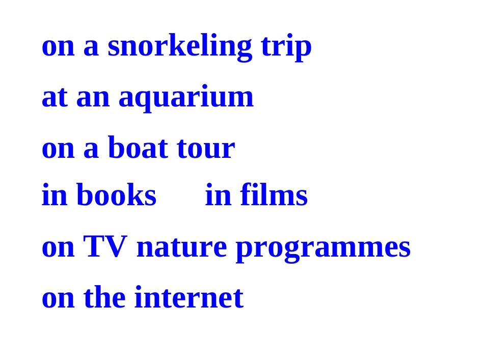 高二英语选修7 Unit5 Tavelling abroad-warming up USING LANGUAGE (ppt) 课件_第3页