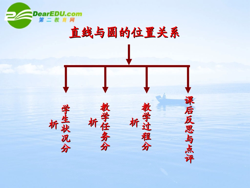 高中数学 直线与圆的位置关系课件 新人教B版必修2 课件_第2页