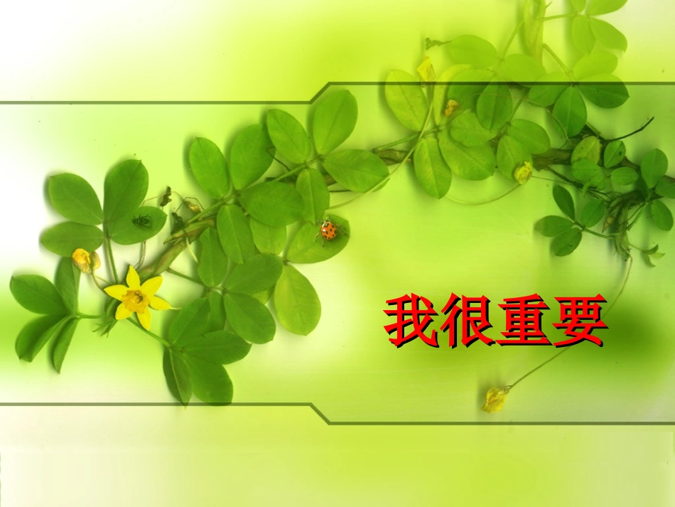 高中语文 第一单元第一课我很重要课件 粤教版必修1 课件_第3页