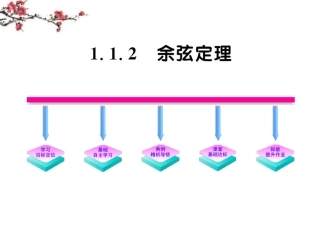 高二数学(112 余弦定理)课件