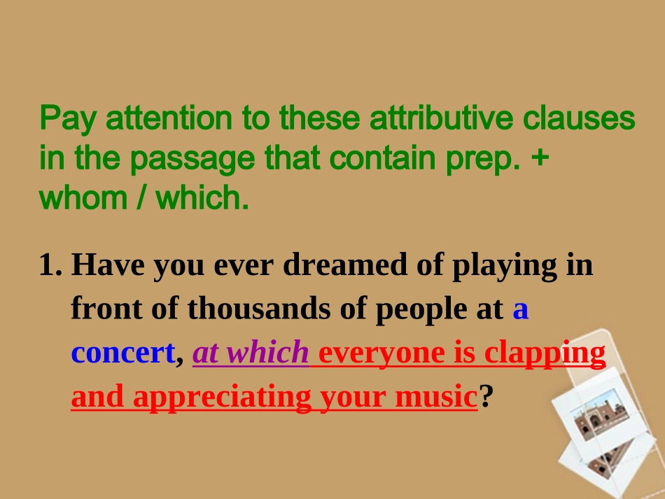 高中英语 Unit5 Grammar1课件 新人教版必修2 课件_第3页