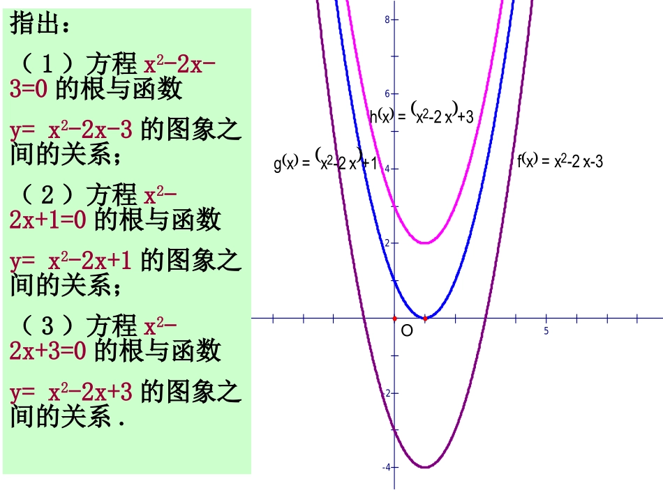 高中数学函数与方程-根与零点课件必修1 课件_第3页