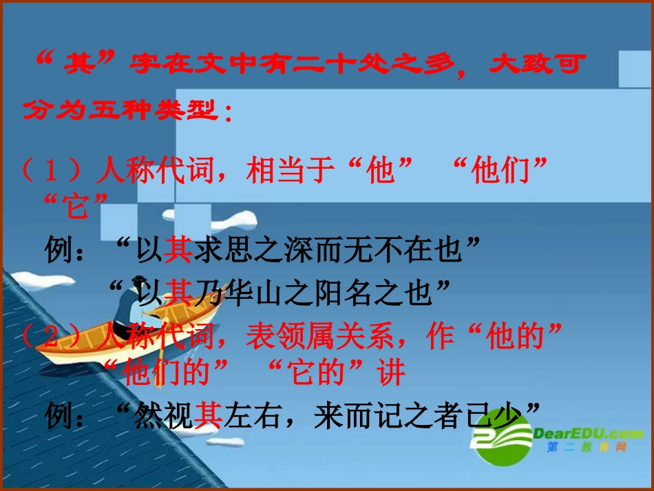 高中语文：(文言文词语 其 的用法)教学讲解课件(新人教版) 课件_第2页