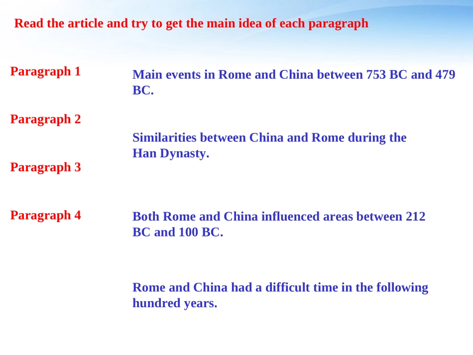 高中英语 Unit3 Back to the past--Project课件 牛津版必修3 课件_第2页