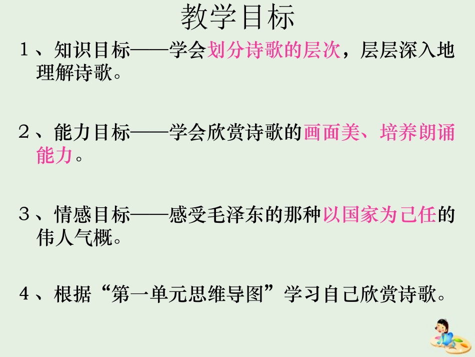 高中语文1沁园春课件1新人教版必修1 课件_第3页