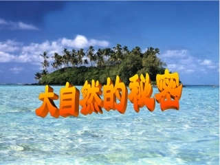 大自然的秘密课件