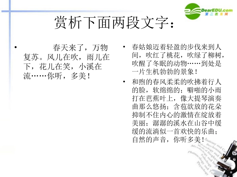 高考语文 时闻作文素材-锤炼作文语言的几种方法课件_第2页