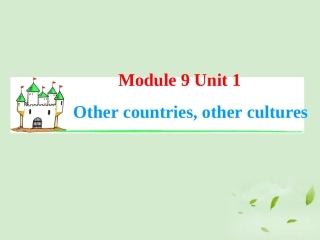 高考英语一轮复习 Module9 Unit 1 Other countries%2c other cultures课件 牛津译林版(湖南专用) 课件