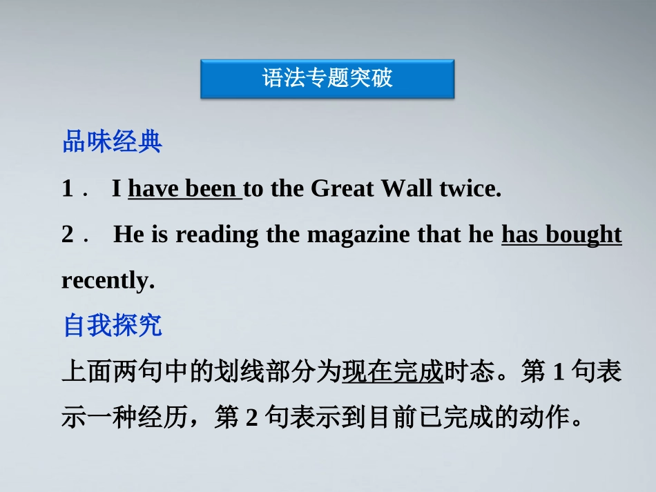 高中英语 Module 4SectionⅣ课件 外研版必修1 课件_第3页