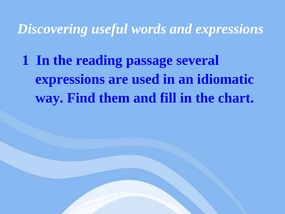 高中英语 Unit4语言课件 新人教版必修5 课件_第2页
