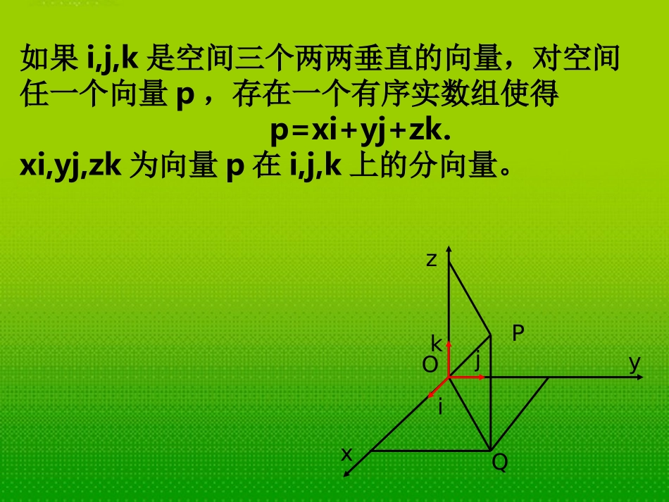 高中数学 第二章 空间向量的正交分解及其坐标表示课件 北师大版选修2-1 课件_第3页