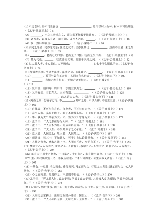 孟子名句20121212版1
