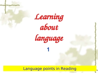 高中英语Module 5  Unit 5 language points 2课件