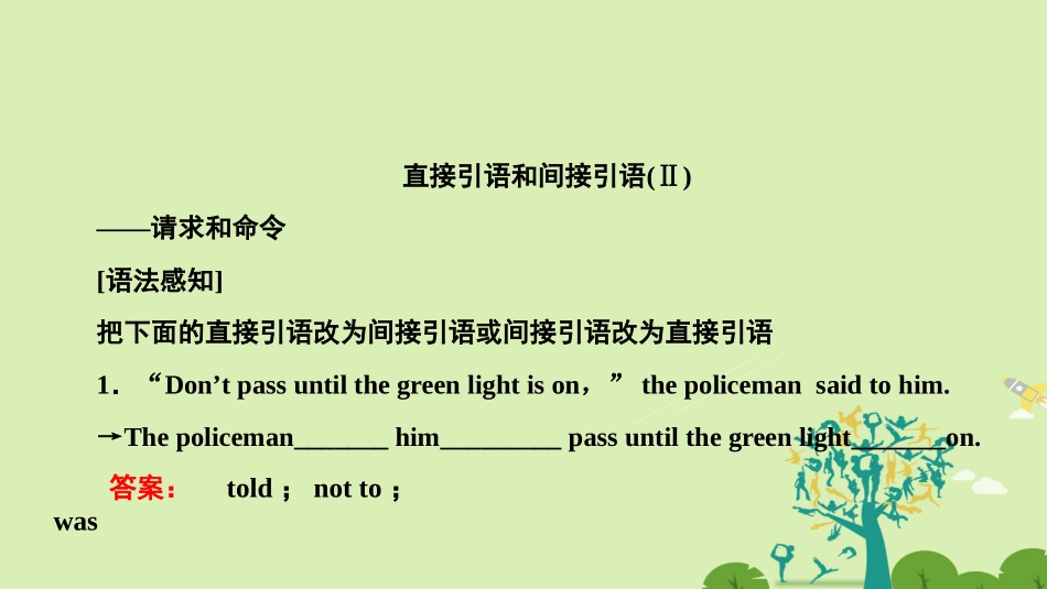 高中英语 Unit 2 English around the world Section Ⅳ Grammar  Writing课件 新人教版必修1 课件_第3页