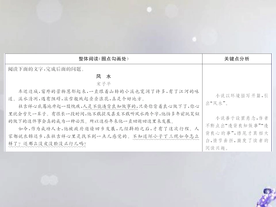高考语文高分技巧二轮复习专题三抢分点二小说形象的三种考法__特征作用手法课件_第3页