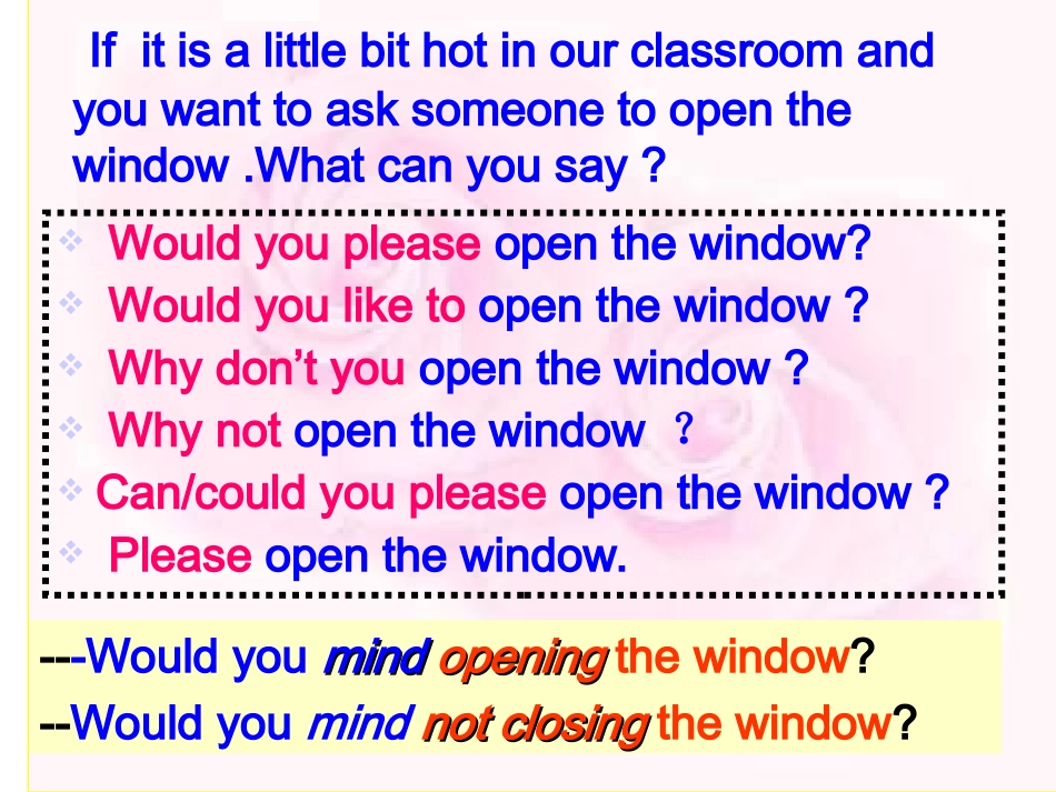 新目标英语八年级下unit7_Would_you_mind_turning_down_the_music_第2页