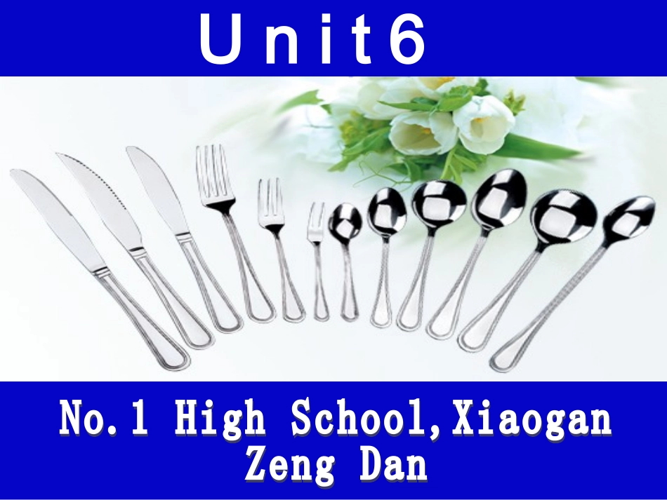 湖北省孝感市高一英语Unit6课件_第1页