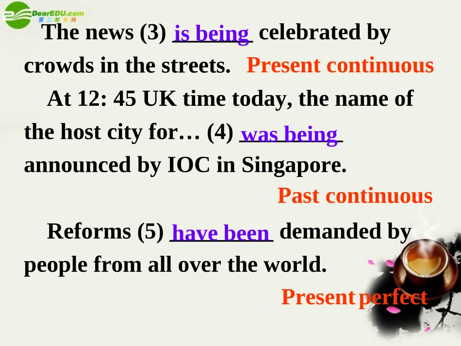 高中英语 Unit11(The Media)Lesson1 World New课件4 北师大版必修4 课件_第3页