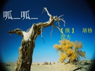 高中语文 1-3-1(呱……呱……)ppt课件 苏教版必修2 课件