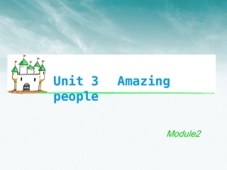 湖南省高考英语总复习 M2 Unit 3 Amazing people(2)课件 牛津版译林版 课件