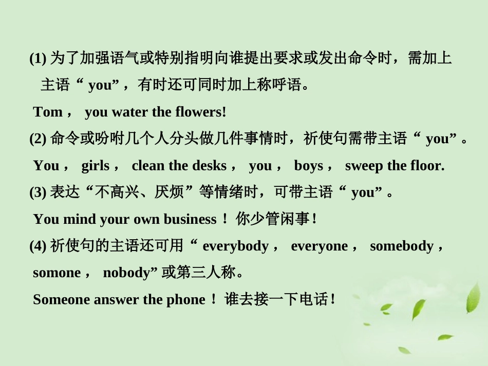 高中英语 语法过关句式结构辅导课件_第2页