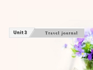 高考英语复习 Unit3 Travel journal专题课件 新人教版必修1 课件