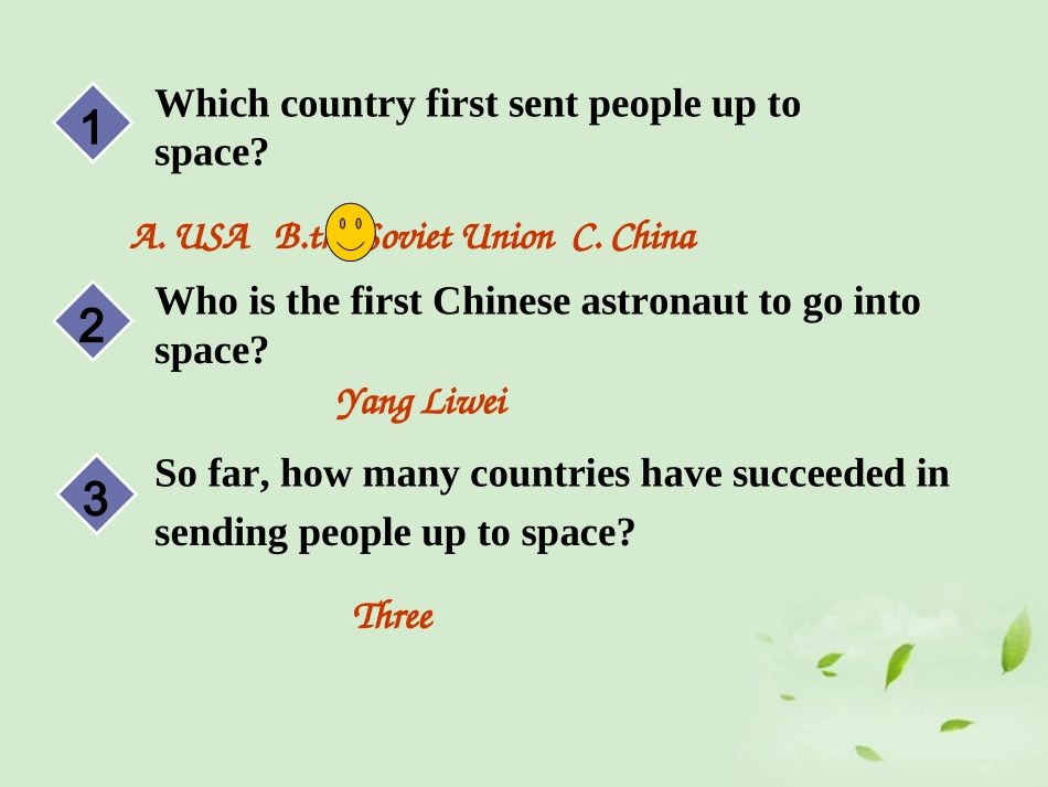 高一英语(Unit4 Astronomy the science of the stars：Using language)课件_第3页