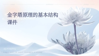 金字塔原理的基本结构课件