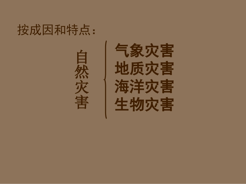 地理：12《自然灾害的类型与分布》课件(新人教版选修5)_第2页