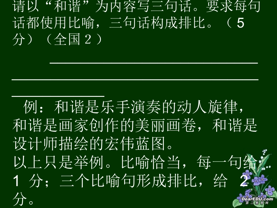 高考仿写题集释课件 人教版 课件_第3页