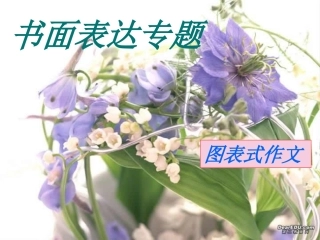 高三英语书面表达备考指南 图表式作文 课件