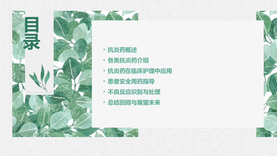 用药之抗炎药类护理课件_第2页