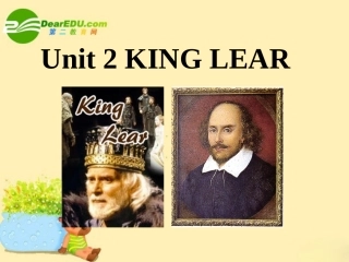 高中英语 Unit2King Lear-Speaking课件 新人教选修10 课件