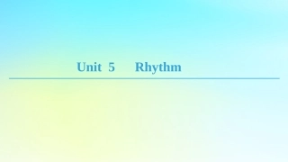 高中英语 Unit 5 Rhythm Section Ⅰ ReadingⅠ Warm up  Lesson 1课件 北师大版必修2 课件