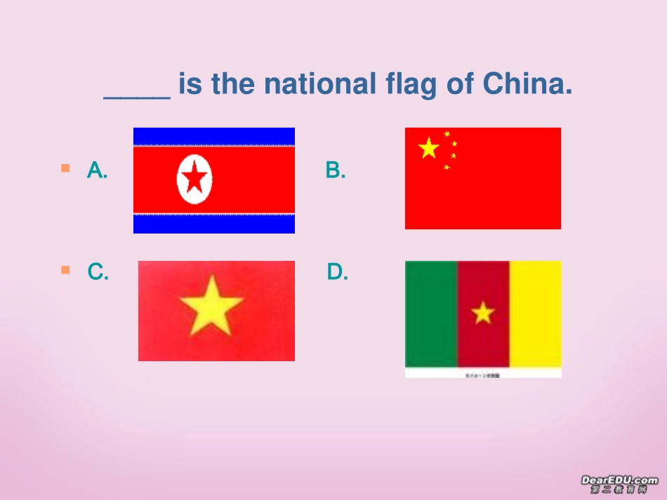 高一英语China questionnaire课件 新课标 人教版 课件_第1页