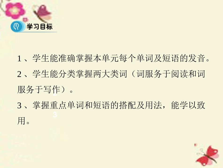 高中英语 Unit 2 Healthy eating Period 2 Vocabulary课件 新人教版必修3 课件_第2页